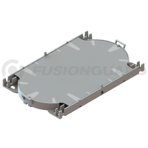 FUSIONGUARD Charola de Empalme con/sin Tapa Para Cierre Horizontal 24 Fibras